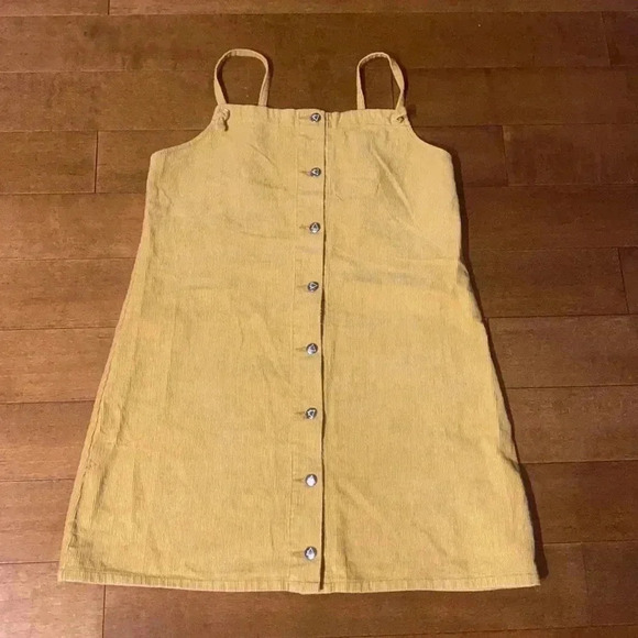 Somedays Lovin Rising Sun Pinafore Corduroy Dress - Picture 2 of 4